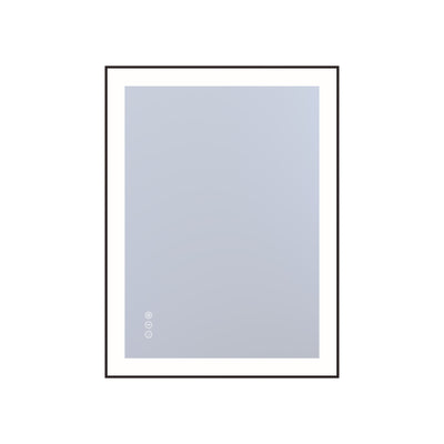 Sumerain LED Bathroom Mirror for Wall, 24 x 32 Inch Anti-Fog Lighted Vanity Mirror with Front & Back Lighting, Stepless Dimming, 3 Color Temperatures, Memory, Tempered Glass