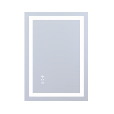 SUMERAIN 20 x 28 Inch LED Bathroom Mirror with Lights, Backlit + Front Lit Dimmable Smart Bathroom Vanity Mirror for Wall, Anti-Fog, 3 Color Temperatures, Memory Function, Tempered Glass