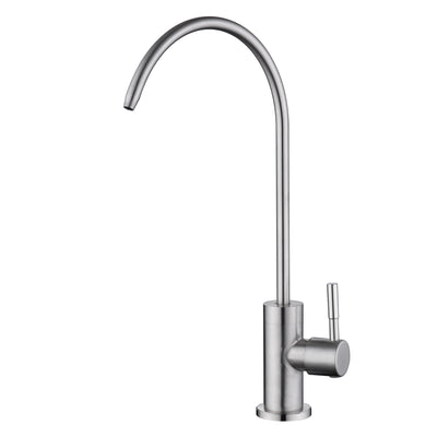 SUMERAIN Drinking Water Faucet for Kitchen Sink, Lead-Free SUS304 Stainless Steel Water Filter Faucet for Reverse Osmosis or Water Filtration System, Brushed Nickel Finish