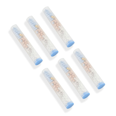 SUMERAIN S3244I-XX Replacement Filter Cartridge (6-Pack ), 4 Stage Shower Filter Universal Replacement Cartridge Hard Water Purifier Removes Chlorine, Heavy Metals