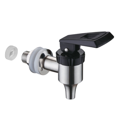 Sumerain Getränkespender-Zapfhahn, Premium-Zapfenspender aus Edelstahl für Gläser, Saft, Kaltgetränke, Wein, Bier