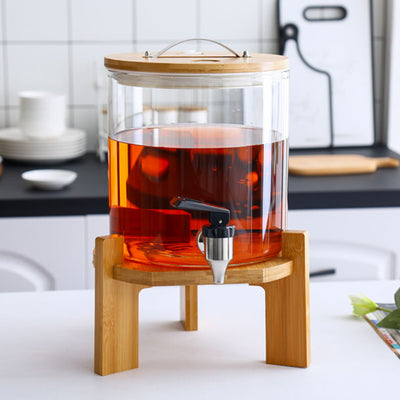 Sumerain Getränkespender-Zapfhahn, Premium-Zapfenspender aus Edelstahl für Gläser, Saft, Kaltgetränke, Wein, Bier