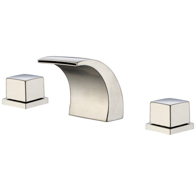 Sumerain Weit verbreiteter Wasserfall-Waschtischarmatur aus gebürstetem Nickel