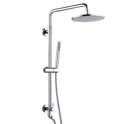 Sumerain Nachrüst-Regenduschkopfsystem mit 9-Zoll-2,5-GPM-Duschkopf, Chrom-Finish